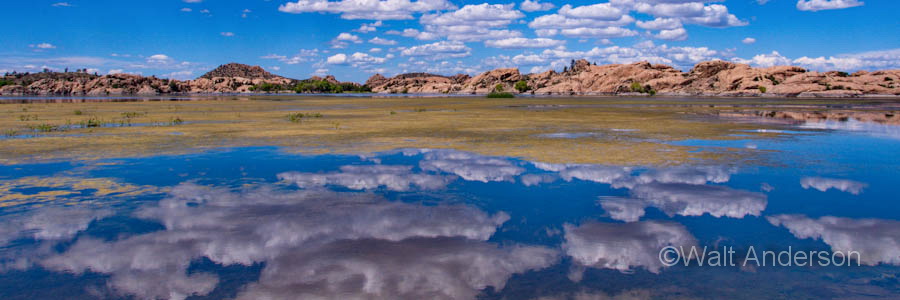 Willow Lake, cloud reflections